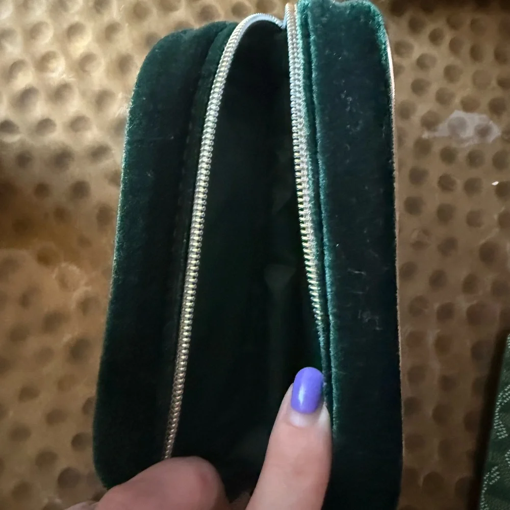 Green Velvet bag